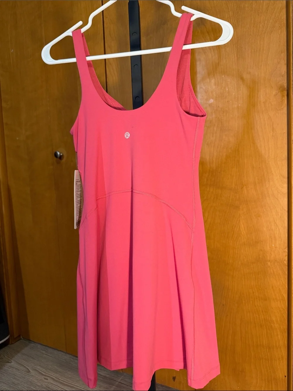 NWT Lululemon Align Dress Size 4 Raspberry Coulis Nulu Built In Shorts